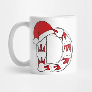 Letter D (Happimola Christmas Alphabet) Mug